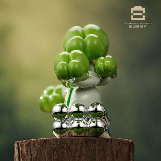 赚钱花足金招财摆件故宫文创桌摆摆台乔迁生日伴手礼新年春节礼物 商品图10