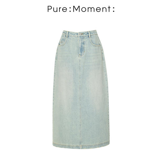 【商场同款】麦檬春秋牛仔长裙4F2240491 商品图0