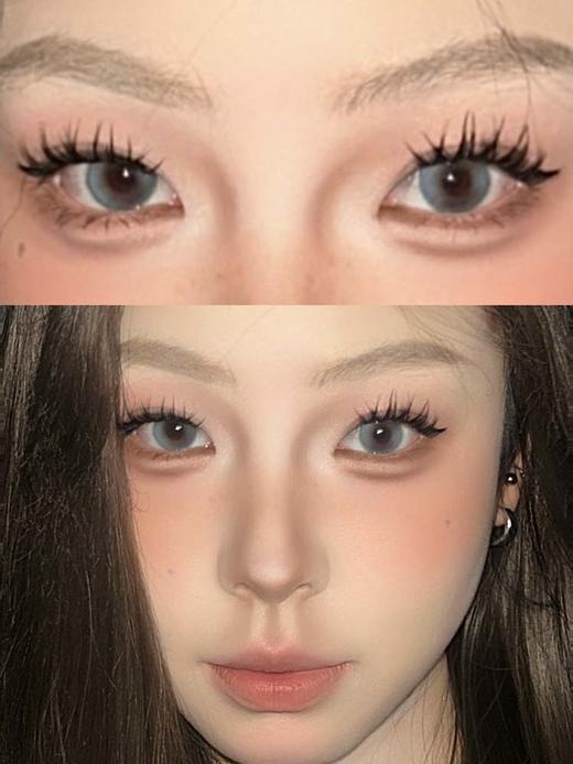 skeye 日抛（十片装）玻尿酸版本 一盏茶 直径14.5mm 着色 13.8mm   商品图0