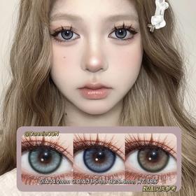 BOLLYCON半年抛·哥谭青灰&琉璃鲸蓝&橙花奶棕·14.2mm(着色参考13.5mm) 0-800度(无525/575) 韩产进口·(建议佩戴3-4个月左右更换)