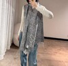罗意威羊毛羊绒混纺经典植绒立体logo围巾 ，男女均可 软软糯糯 商品缩略图5
