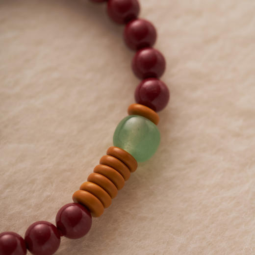 FOR DAYS 天然紫金砂祥云招财朱砂手串 新年礼物 商品图5