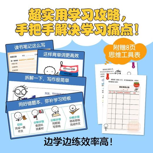 【蹦搭】学习力觉醒 “可复制高效学习方法之书”培养孩子的天才学习思维 商品图3