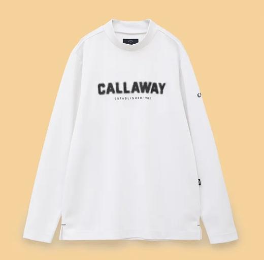 Callaway卡拉威 24秋冬 高尔夫男士 弹力光滑半高领内搭 简约舒适 长袖 商品图5