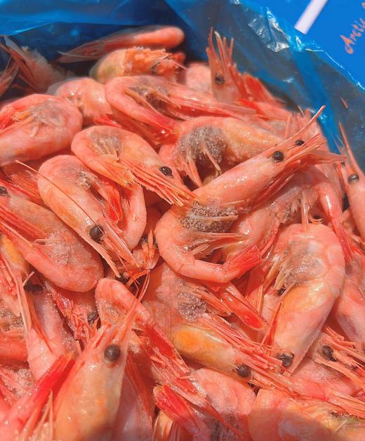 北极甜虾中大号500克*2盒礼盒装（赠手提袋） 80-100  熟冻即食 商品图2