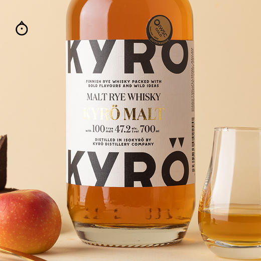 企鹅市集|岚博kyro黑麦威士忌700ml 美国新白橡木桶 香草奶油摩卡巧克力 入门友好 商品图3