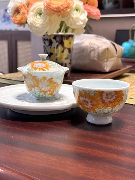 釉下五彩欣欣向荣茶具 商品图0