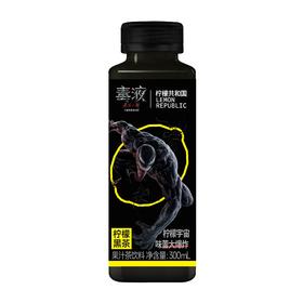 柠檬共和国 柠檬黑茶果汁茶饮料 300ml/瓶
