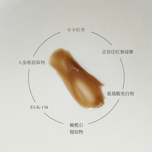 EUK红参精粹浸膏涂抹面膜提亮抗氧卡卡杜李抗老细纹褪倦容50g 商品图1