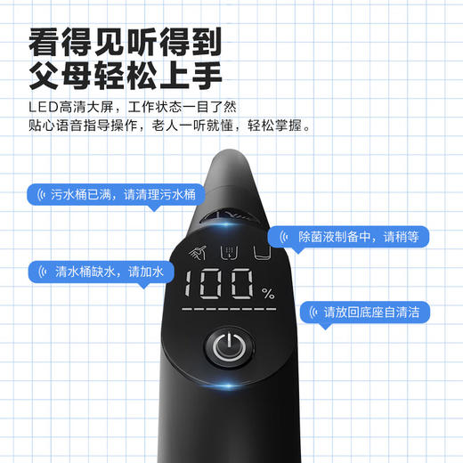 【双动力】海尔（Haier）无线智能洗地机M25家用扫地机吸拖一体拖地机电动拖把手持全自动 商品图8