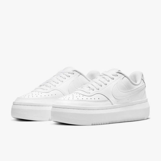 【库存有限 无货将做退款】Nike耐克 Court Vision Alta夏款女子厚底空军一号休闲板鞋DM0113-100 商品图3