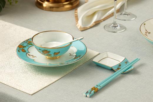 国瓷永丰源西湖蓝小时光6头餐具  YFY 商品图0