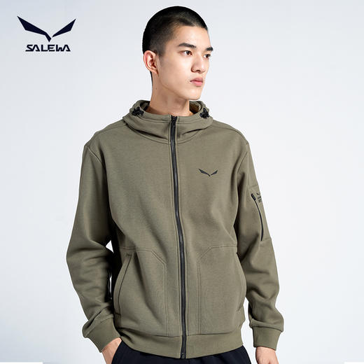 SALEWA|男式开衫连帽卫衣 SWAUJ910132 商品图1