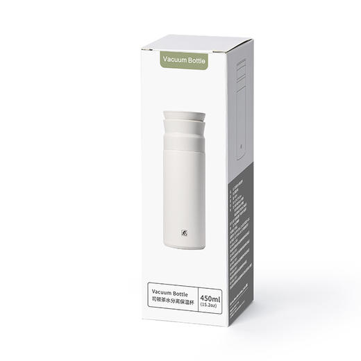 【自营】司顿-不锈钢保温杯 珍珠白 商品图2