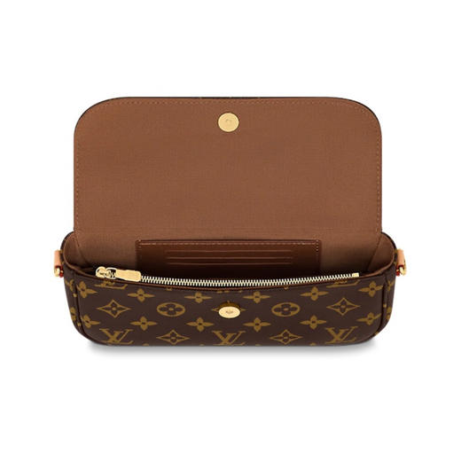 顶级免税版 VIP专柜体验 收到即官网同样 LV IVY 链条腋下包 外观设计简约而不失时尚感 装手机、化妆品还是小卡片，都能轻松容纳 可单肩腋下斜挎，无论是休闲风、优雅风还是甜美风，都能轻松驾驭 商品图3