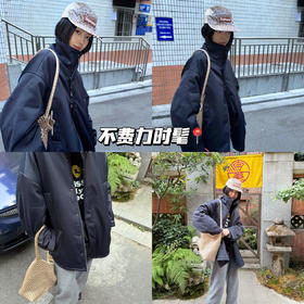 新品上身 | 藏蓝色外套与“摇粒绒”给的松弛感