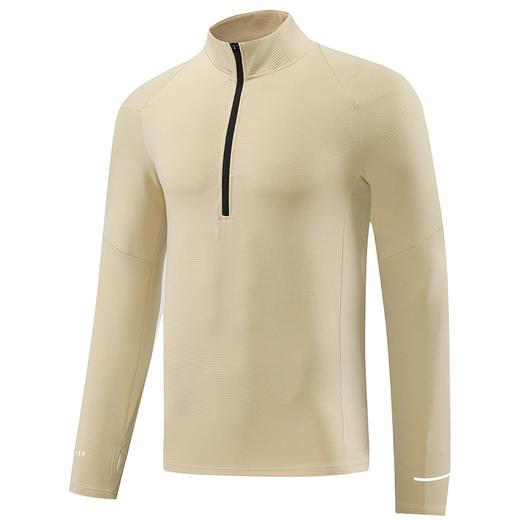 跃牌【PF系列】男子跑步速干衣健身户外半拉链骑行体育训练上衣CXM24702 商品图4