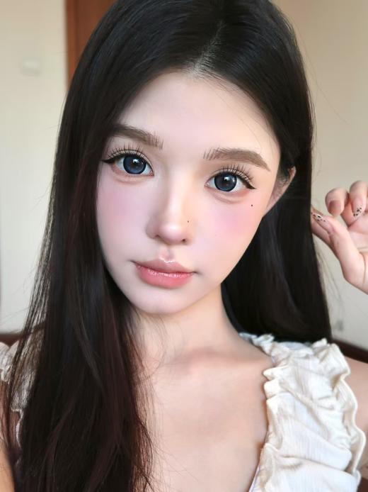 【大直径半年抛】WECUTE-泡泡墨蓝-14.5mm【半年抛 度数0-800度 无525/575】 商品图5