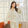 云朵泡泡 家居服(VIP)  纯棉长袖可爱卡通春秋开衫翻领长袖女士家居服睡衣女 商品缩略图0