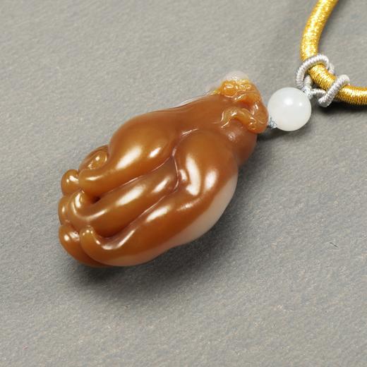 金韵兆玉财·新疆且末糖玉孤品 | 大师亲雕，一款一件，资深藏家心头好 商品图0