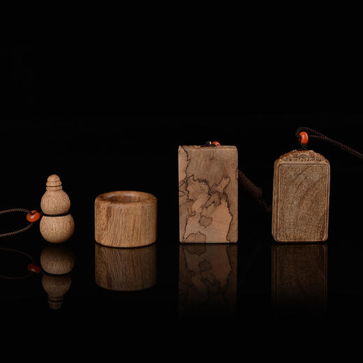 柬埔寨沉香 福禄挂饰/菩萨棋无事牌/扳指 商品图0