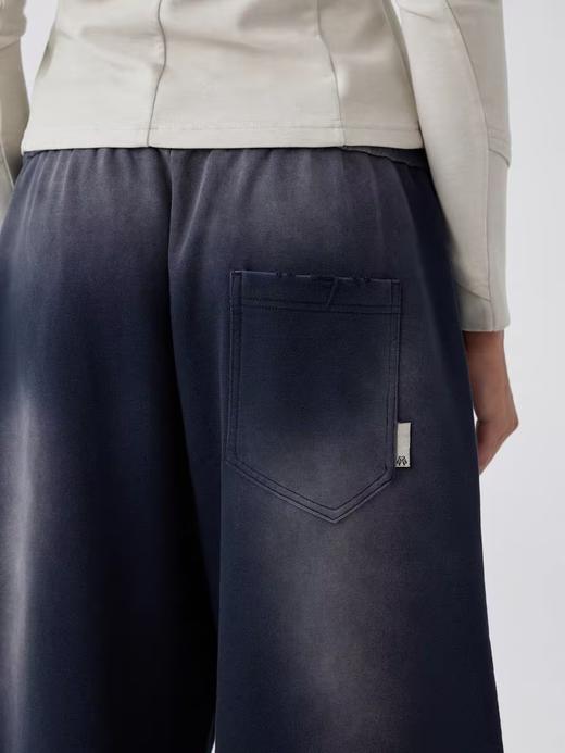 Simple Project/K24196/弧形做旧卫裤 商品图2