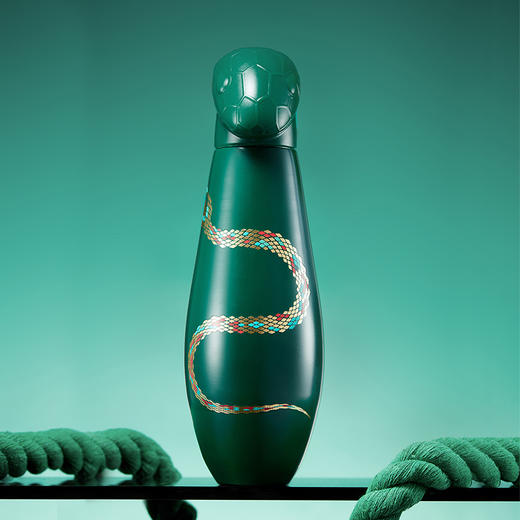 【经典】共禾京品 2025年新款原创蛇之尊限定保温杯  316不锈钢水杯创意元旦新年礼物 商品图2