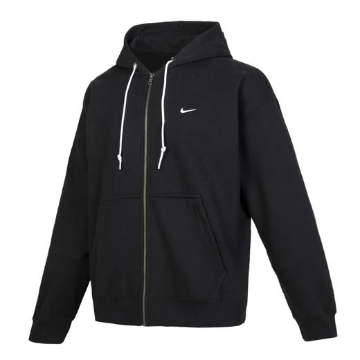 【社群秒杀】耐克外套男2024冬季新款黑色经典连帽针织休闲运动夹克DR0403-010 商品图4