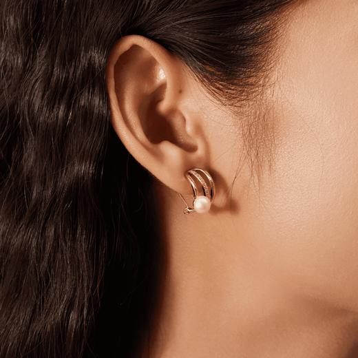 【国庆72小时发】Manreya玛芮雅 珍珠耳夹/耳钉 礼盒  | 淡水珍珠 高质感设计 礼盒礼袋包装 送礼不出错 商品图9