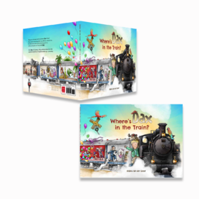 【Clavis】Where’s dax in  the  Train 原版英文儿童绘本