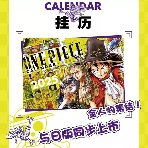海贼王 2025年 全人物大集结 超大挂历 日历 商品图3
