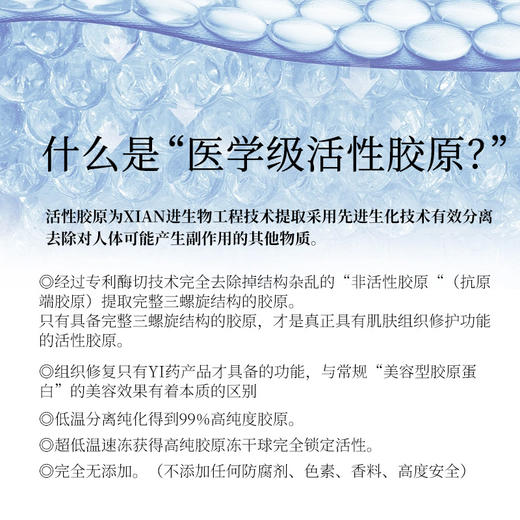 3盒399—1OO%去端冻干医用活性胶原球红血丝修护提升肤质无防腐 商品图1