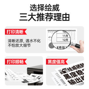 绘威适用惠普m232dw硒鼓m233sdw M233sdn M232dw/dwc M208dw hp137a打印机硒鼓w1370xl W1370a易加粉带芯片 商品图6