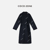 COCO ZONE 高级感轻奢羊毛羊绒大衣翻驳领双排可毛呢外套 23C30178 商品缩略图1
