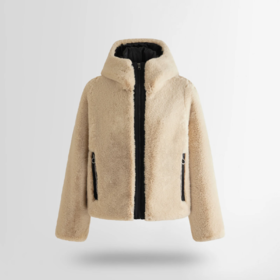 Fusalp - MONGIEA ALPINE - Latte/Noir - 女装 - 夹克 - 浅咖/黑色