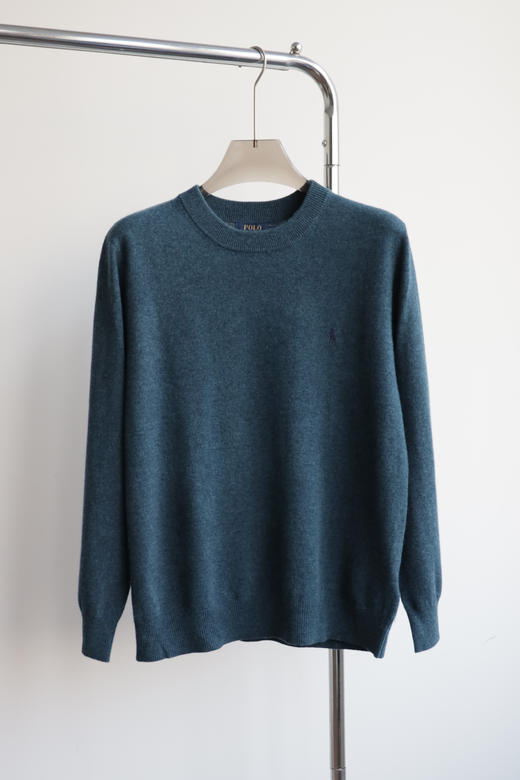 新配色到  R.L 小标圆领经典休闲羊毛羊绒衫 MY129 商品图5