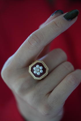 Akoya戒指「汤圆」