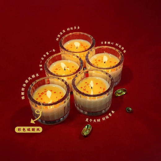 自在园随缘灯盲盒30句经典文字随机发货随缘开启8小时酥油灯供佛 商品图2