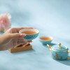 国瓷永丰源西湖蓝4头旅行茶具130ml   YFY 商品缩略图0