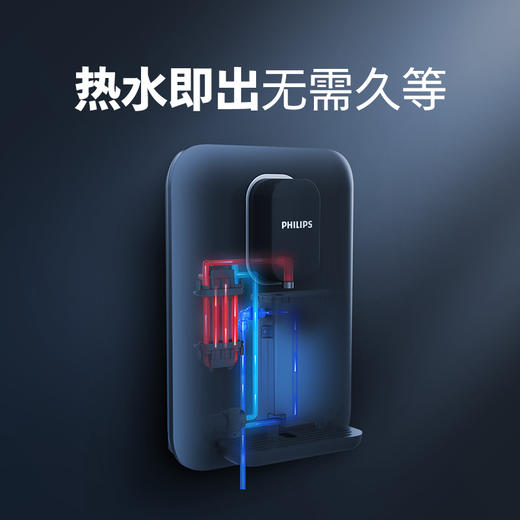 飞利浦（PHILIPS）家用即热饮水吧 壁挂式管线机 ADD4801 商品图3