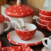 【超萌北欧风家居】可爱蘑菇陶瓷碗卡通汤面碗组合结婚伴手礼物春节过新年喜庆餐具 商品缩略图1