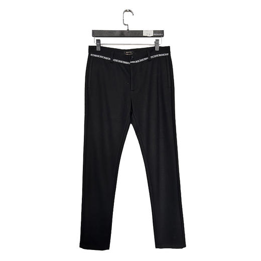 贝纳川通勤细条纹腰头设计男士西裤休闲裤120432025402 商品图0