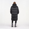 舒库羽绒服男女秋冬季绗缝鹅绒服保暖宽松气质中长款连帽外套 商品缩略图4