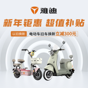 雅迪电动车（支持邮寄到家或线下门店自提）