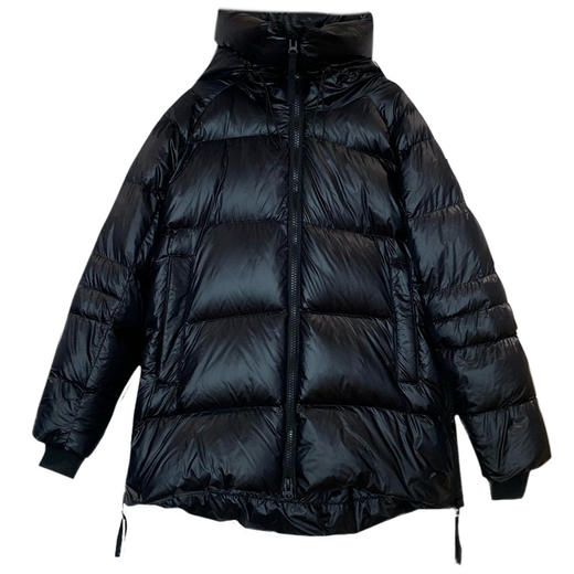 柜上1W!三防95三星白鸭绒面包连帽羽绒服女中长款外套24冬款! 商品图4