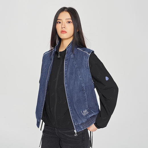 【云粉节】【新品】6楼LEE女式牛仔夹棉背心吊牌价1099 商品图2