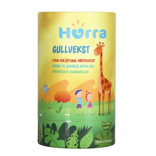 【保税】挪威Hurra进口赖氨酸儿童青少年CPP多种氨基酸身高黄金生长素 10ml*30袋 商品图0