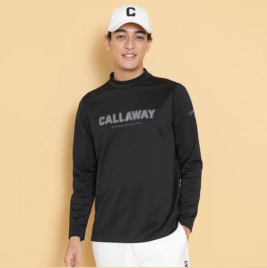 Callaway卡拉威 24秋冬 高尔夫男士 弹力光滑半高领内搭 简约舒适 长袖 商品图7