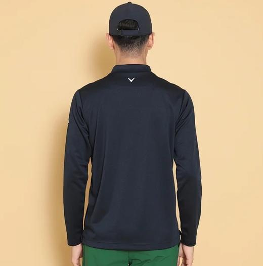 Callaway卡拉威 24秋冬 高尔夫男士 弹力光滑半高领内搭 简约舒适 长袖 商品图2