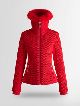 Fusalp - MONTANA SNOW - RACING - 女装 - 滑雪夹克 - 红色